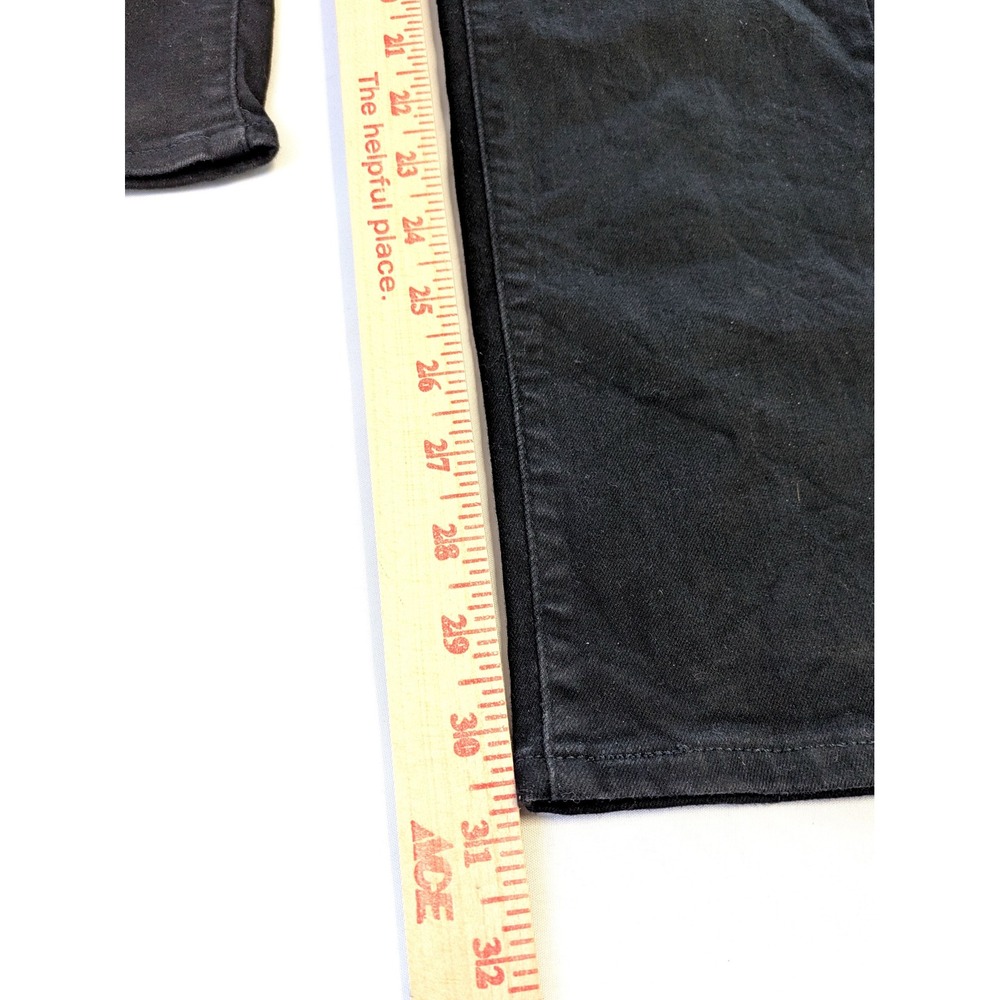 Levis 311 Shaping Skinny Jeans Womens 33 Black Tab Mid Rise Stretch Denim Pants - Picture 6 of 6